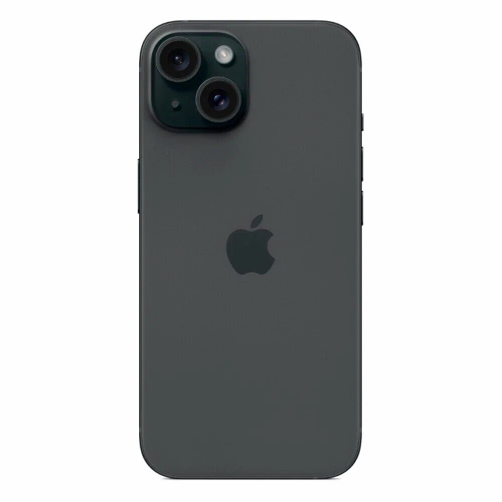 Смартфон Apple iPhone 15 128 ГБ, 2 eSIM, 5G, OLED, Black (черный)