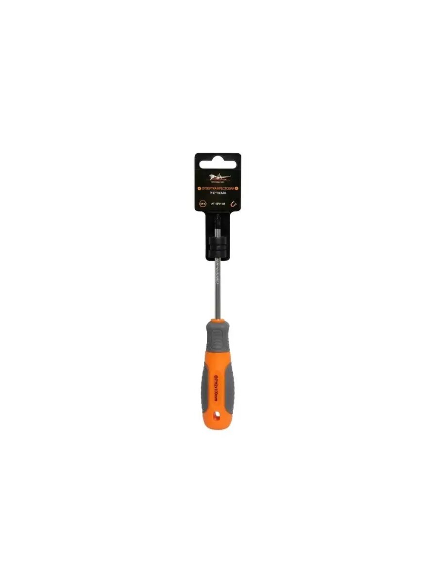 Отвертка крестовая PH2*100 мм AT-SP2-03 (1шт)