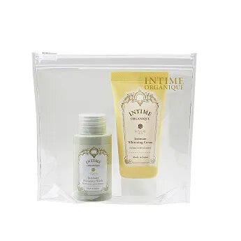 Intime Organique Travel Set Дорожный набор: очищающий гель + осветляющий крем, 30 мл + 30 мл