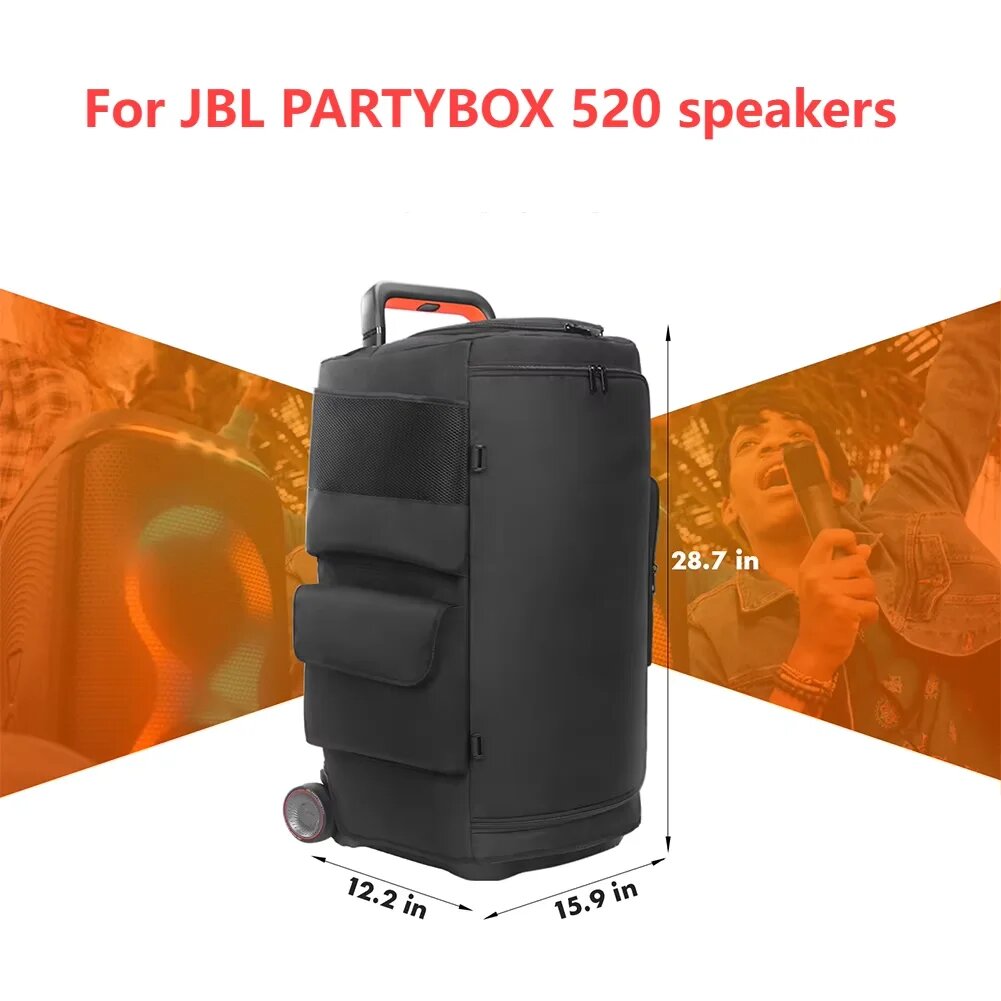 Чехол для JBL Partybox 520, черный