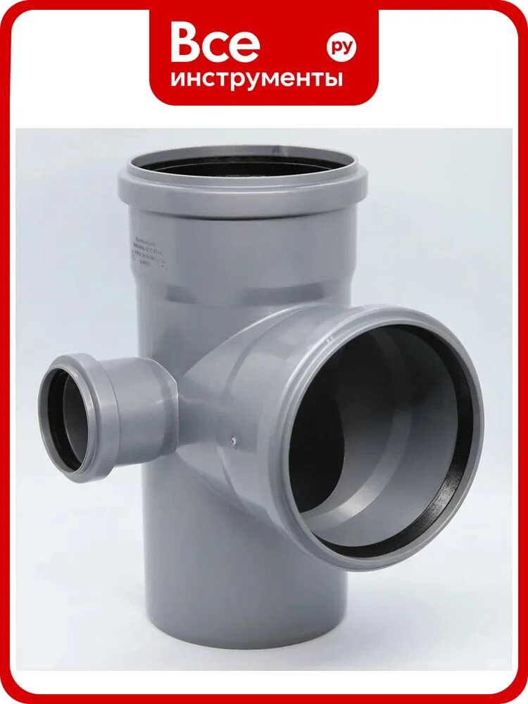 Крестовина левая СаМат Плюс d 110x50, 2-х плоскостная, 1 шт. SanT-2061