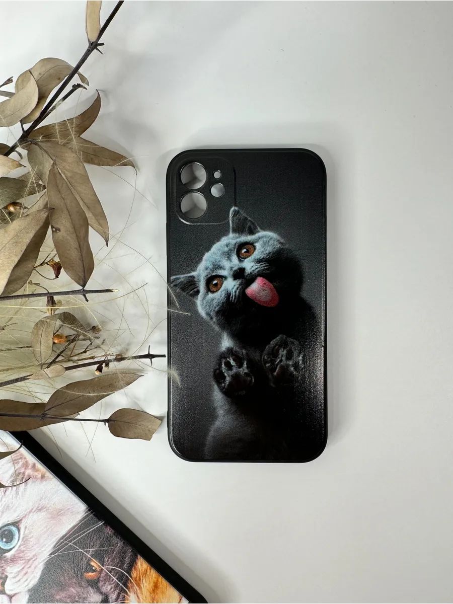 Чехол-Накладка для смартфона Apple iPhone 11, материал силикон, цвет черный