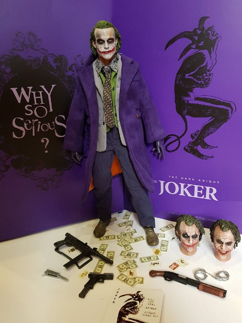 Джокер игрушка фигурка 28см/ Харли Квинн / Batman бэтмен Joker DC Темный рыцарь