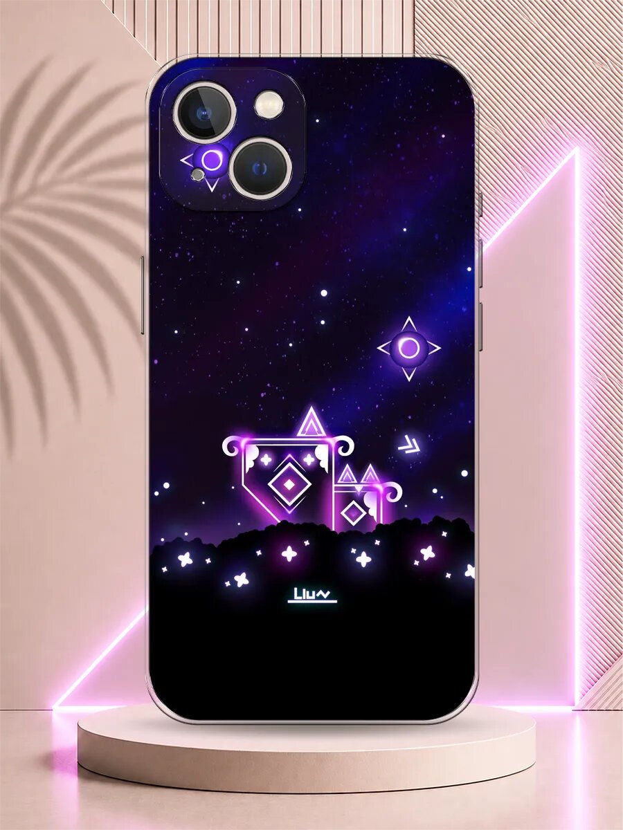 Чехол на iPhone 13 Geometry Dash