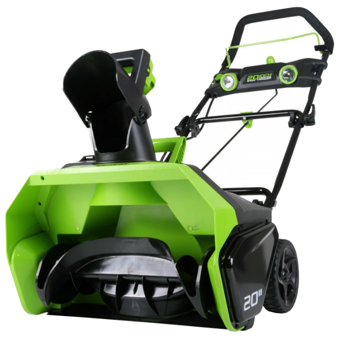Снегоуборщик аккумуляторный GreenWorks GD40ST 2600007