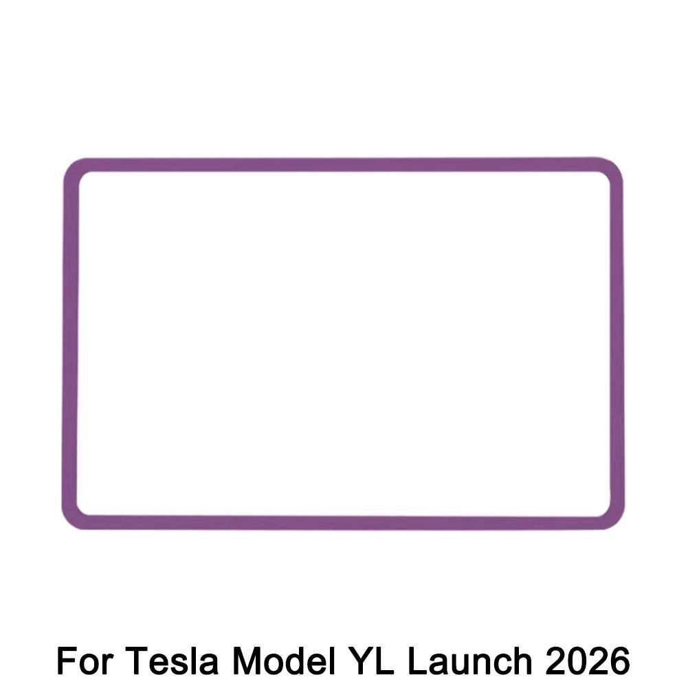Силиконовая накладка для центрального экрана Tesla Model Y, серая