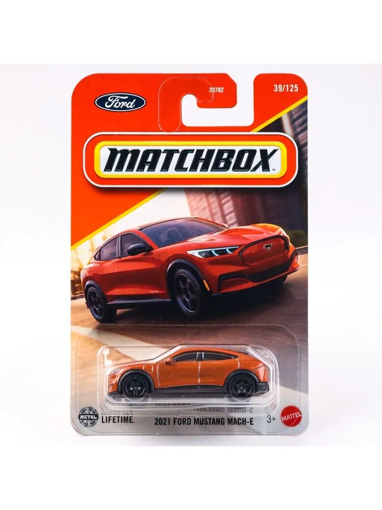 Машинка Matchbox Toys 1:64 Scale Die-Cast Basic Car 30782 2021 Ford Mustang Mach-E