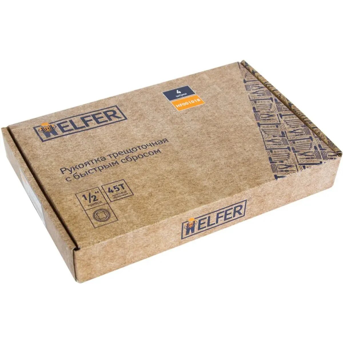 Рукоятка трещоточная с быстрым сбросом 1/2"Dr HELFER HELFER HF001018