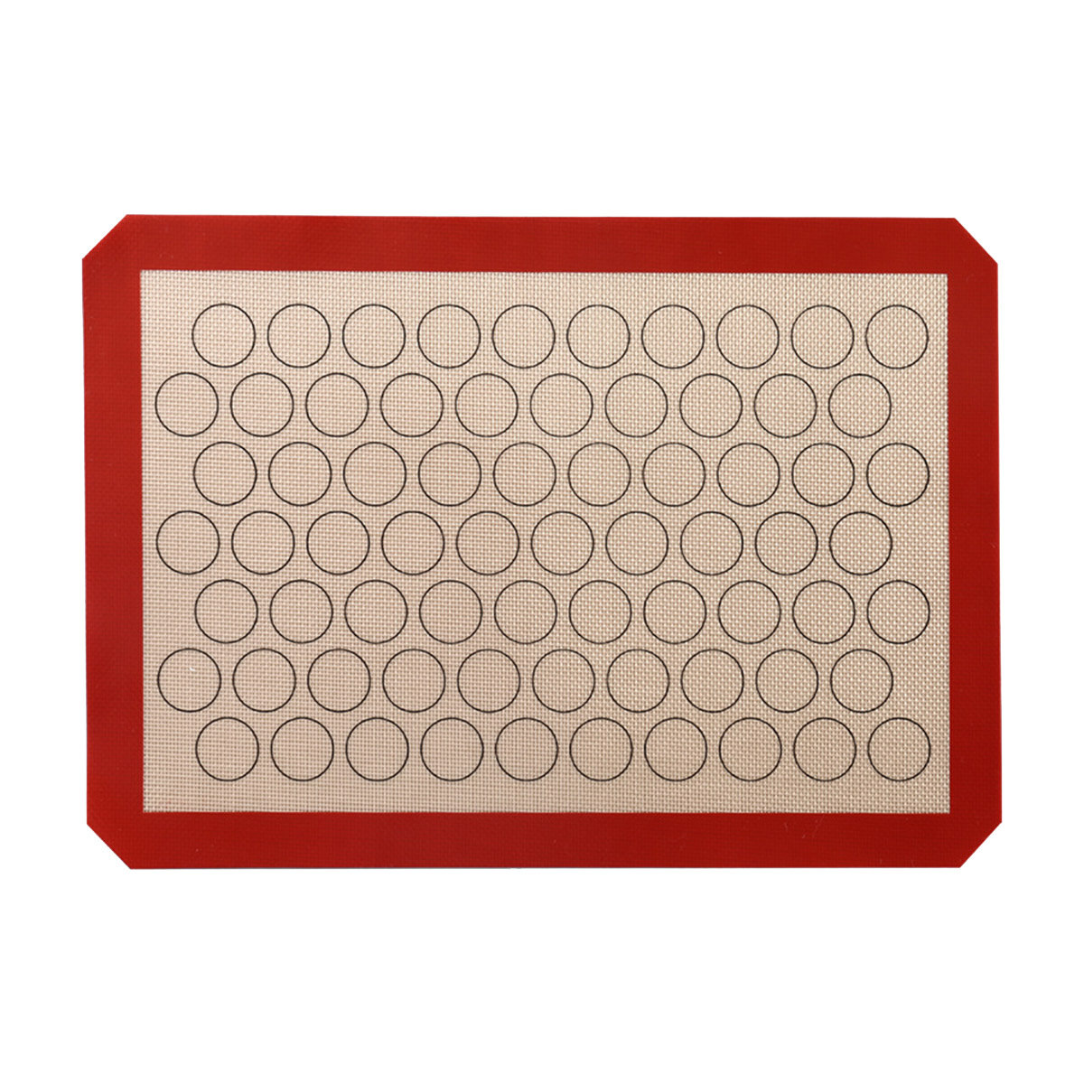 Silicone Glass Fiber Baking Mat Несокрушающаяся Противень Для Выпечки Пасты Хлеба 42x29.5x0.1cm