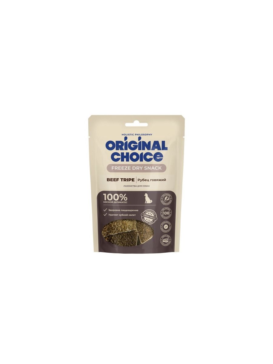 ORIGINAL CHOICE Лакомство для собак рубец говяжий, 35 г