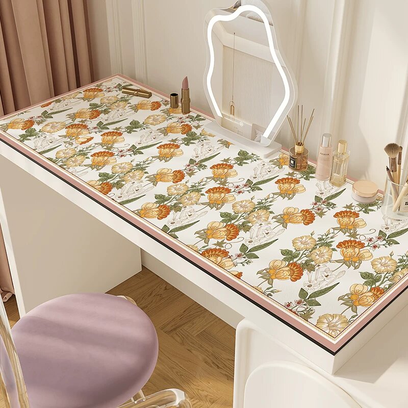 Caro 18 Series 50x100cm PVC водонепроницаемый коврик для туалетного столика, легко стирается и режется