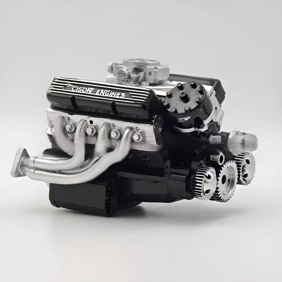Бензиновый двигатель OHV V8 15*11*10.5 см - Детальный конструктор для моделизма