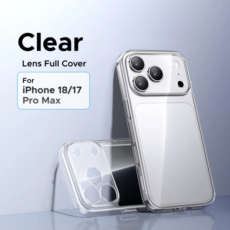 Чехол UGREEN для iPhone 18 17 16 Pro Max, ударопрочный прозрачный чехол, ForiPhone18 17ProMax