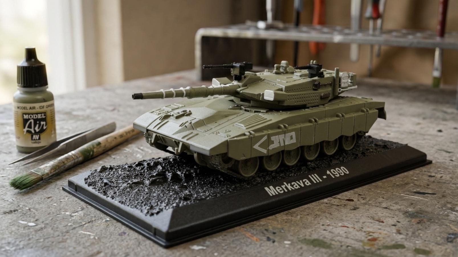 Масштабная модель 1/72, боевой танк Меркава 3