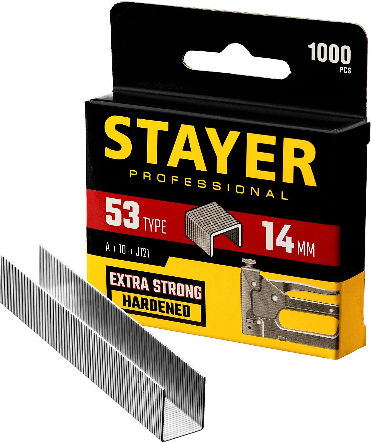Скобы для степлера, тип 53, 14 мм, STAYER Professional