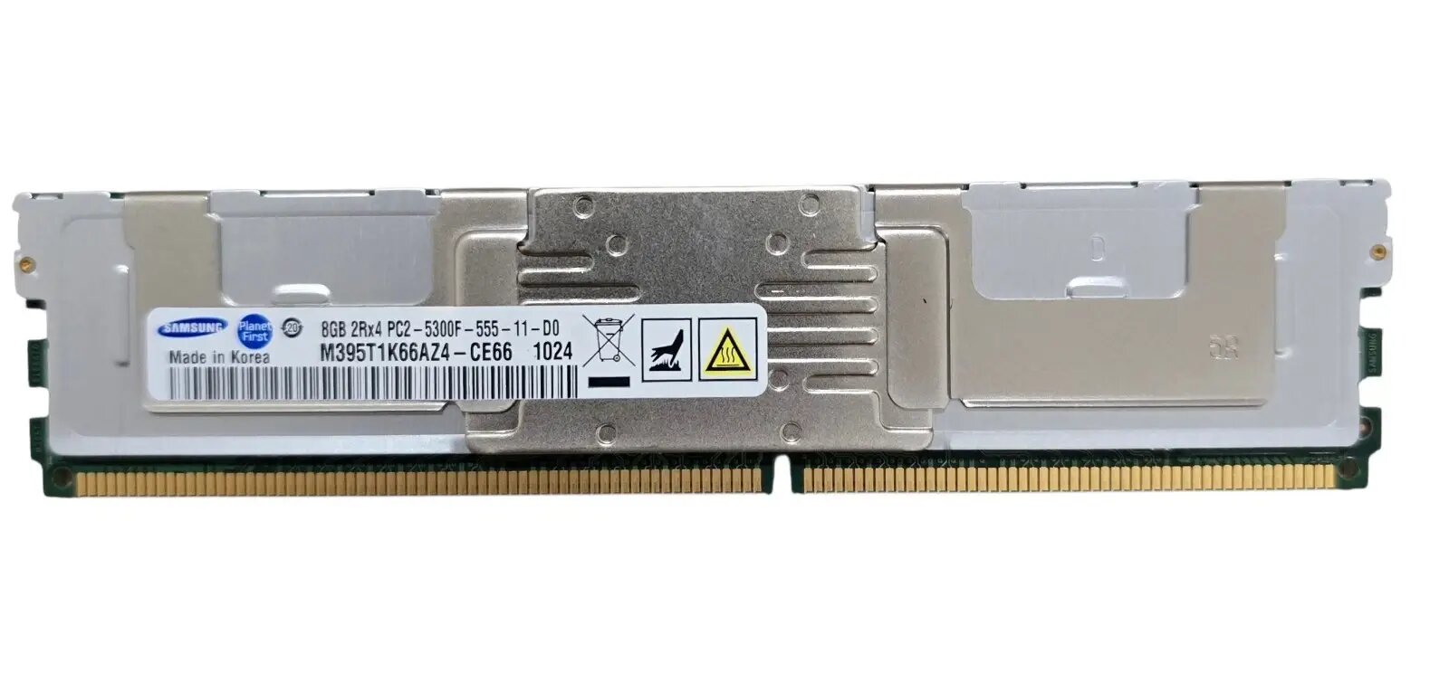 Модуль памяти для сервера 8Gb Samsung DDR2 PC2-5300F 667 FB-DIMM M395T1K66AZ4-CE66 2Rx4 1,5V Dual Rank 398709-071