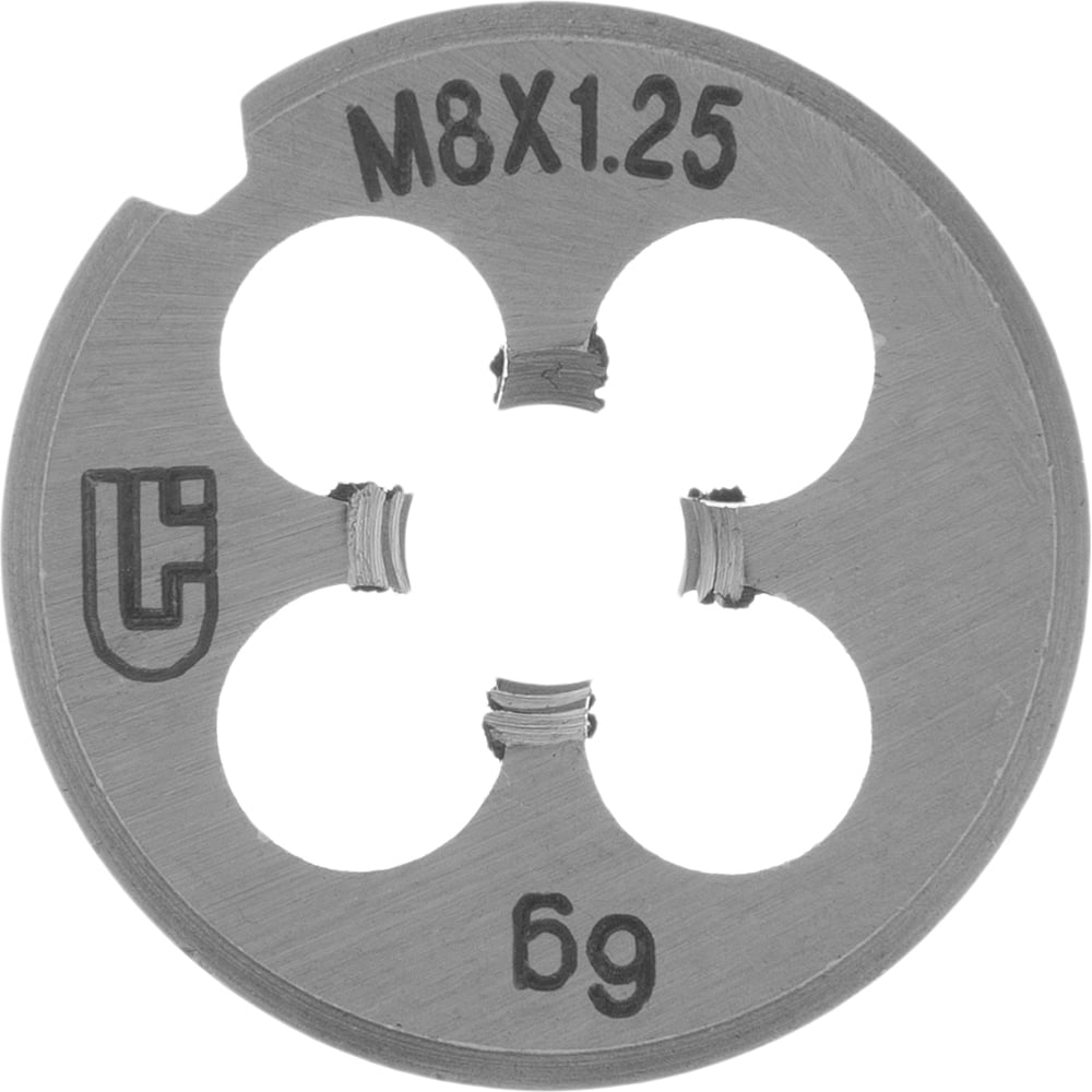 Плашка М8 х 1,25 мм СИБРТЕХ 77020