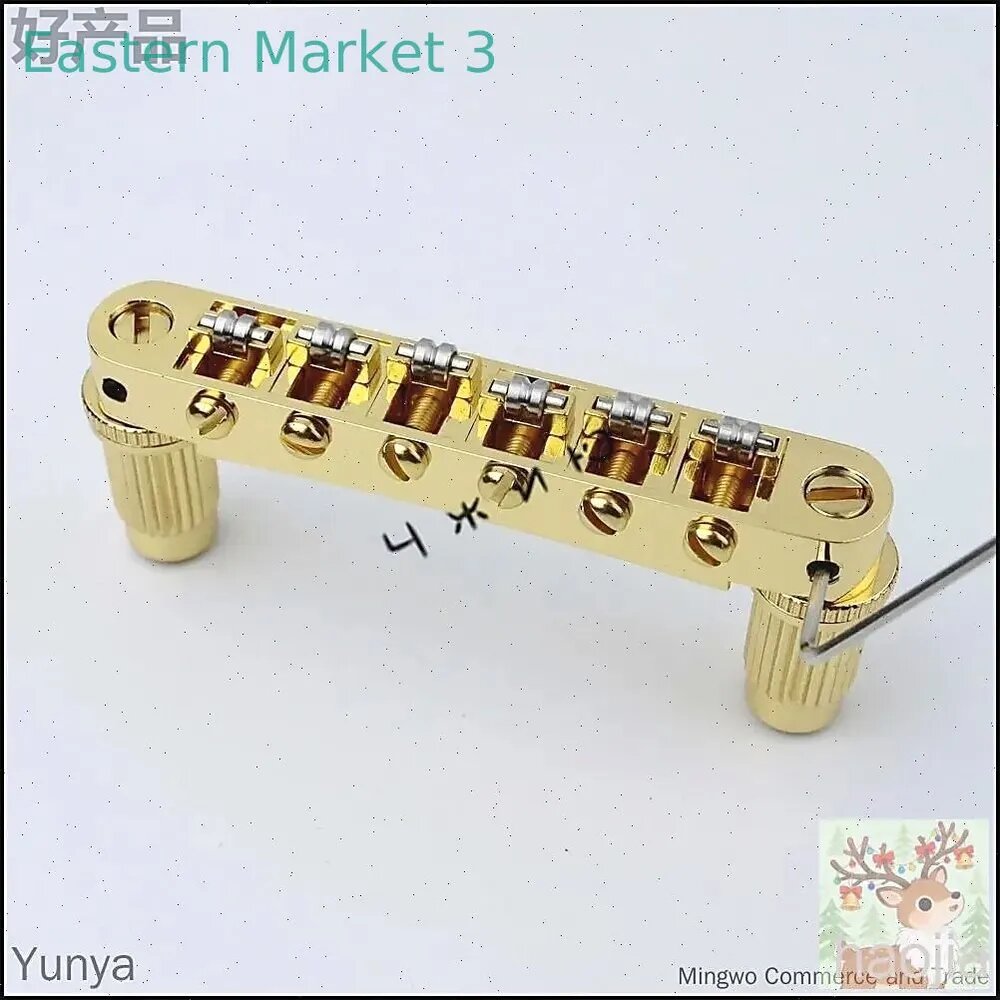 Совершенно новый Guyker Гитарный бридж Tune-O-Matic Roller Saddle для 6-струнных гитар LP SG Горячая распродажа