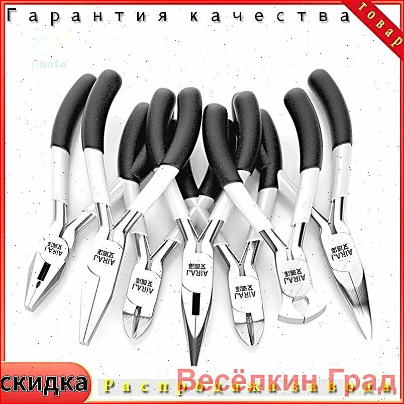 Боковые кусачки из углеродистой стали CR-V, закаленные, для резки проволоки и пластика, ручной инструмент