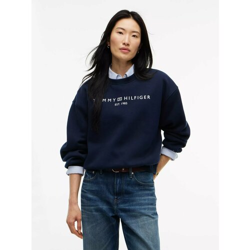 фото Свитшот tommy hilfiger, размер s, , синий