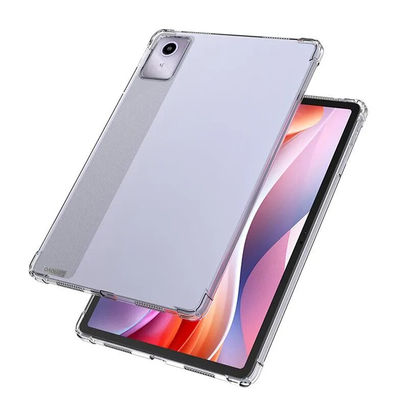 Прозрачный чехол для Lenovo Xiaoxin Pad 2024,11 дюймов, Совместимость Lenovo Tab M11 11дюйма, TB330FU/TB331FC с антиударным аэроамбушюром, силиконовая мягкая TPU-оболочка для планшетов