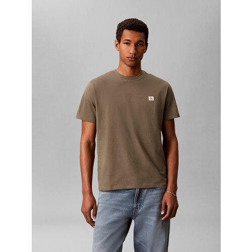 фото Футболка calvin klein jeans, 1 шт., размер xl, зеленый