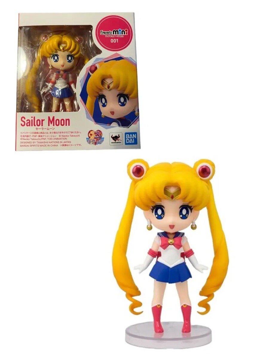Фигурка Sailor Moon Bandai Figuarts mini No.001 Сейлор Мун, 3.51 дюйма