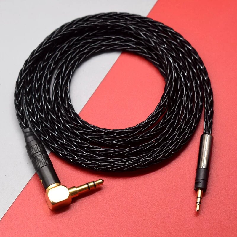 Аудиокабель для наушников Sennheiser HD550 HD505 2.5мм на 3.5мм проводка для апгрейда наушников 1.2м