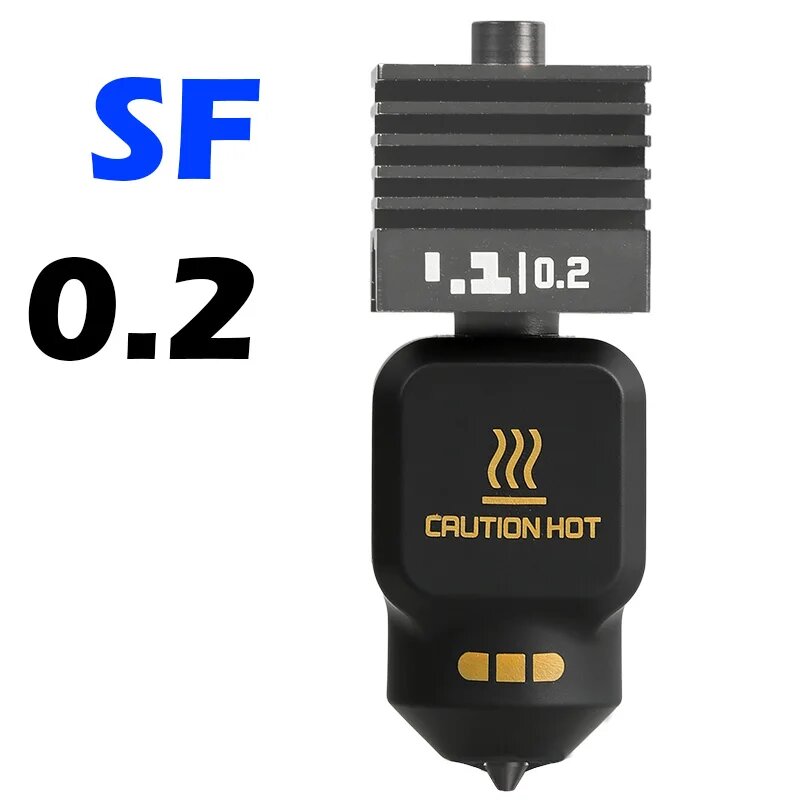 Мellow 8P2X2ANHD антипригарный горячий конец для 3D-принтеров Bambu Lab P2X2 SF 0.2