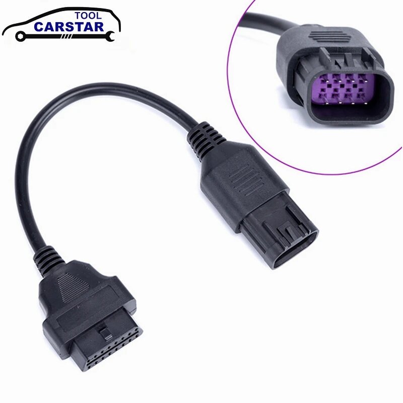 Новый соединительный кабель для мотоцикла OBD2 на 8-контактный диагностический адаптер для Polaris 8-контактный RZR/Ranger/General/Sportsman/ACE/Slingshot