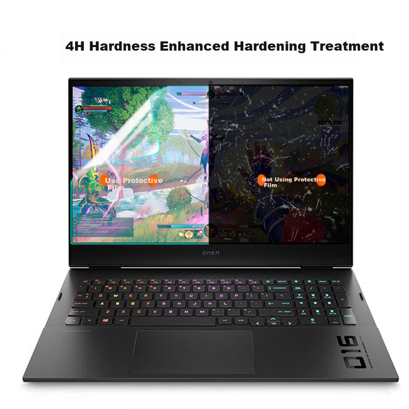 Jiasu HP Shadow Elf 11 Клавиатурная накладка и защитная пленка от синего света для 16-дюймовых ноутбуков, полный