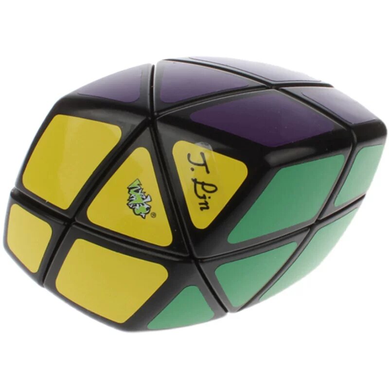 Lanlan 3x3 Hollow Rhombic Dodecahedron Black Speed Cube