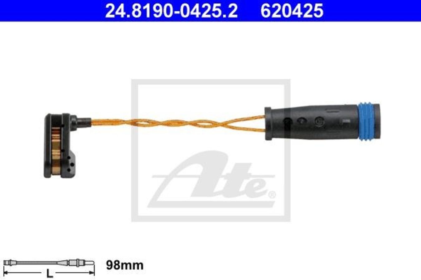 Датчик Износа Колодок Mercedes X164, W211, W220 4-Matic, Vito, Viano 98Мм (ATE 24.8190-0425.2)