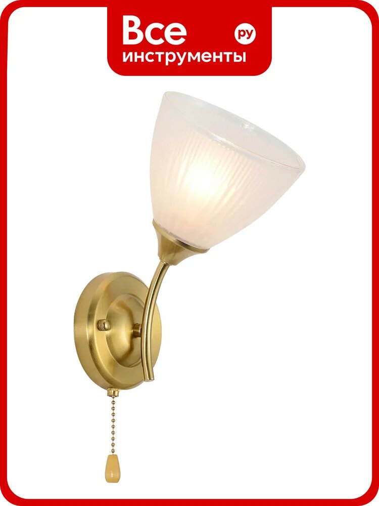 Бра настенный Rivoli Debra 9189-401 1хЕ27 60 Вт модерн, с выключателем Б0070149