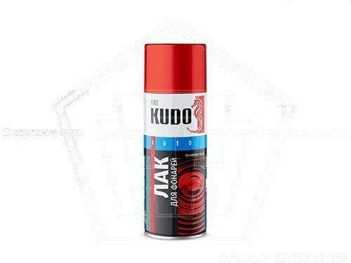 Лак kudo акриловый для тонировки фонарей (520 мл) черный (ku-9021)