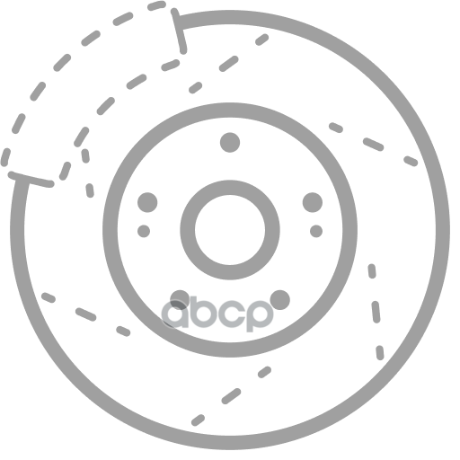Диск тормозной перед GEELY EMGRAND X7 19- PART-ONE арт. 1BD1019