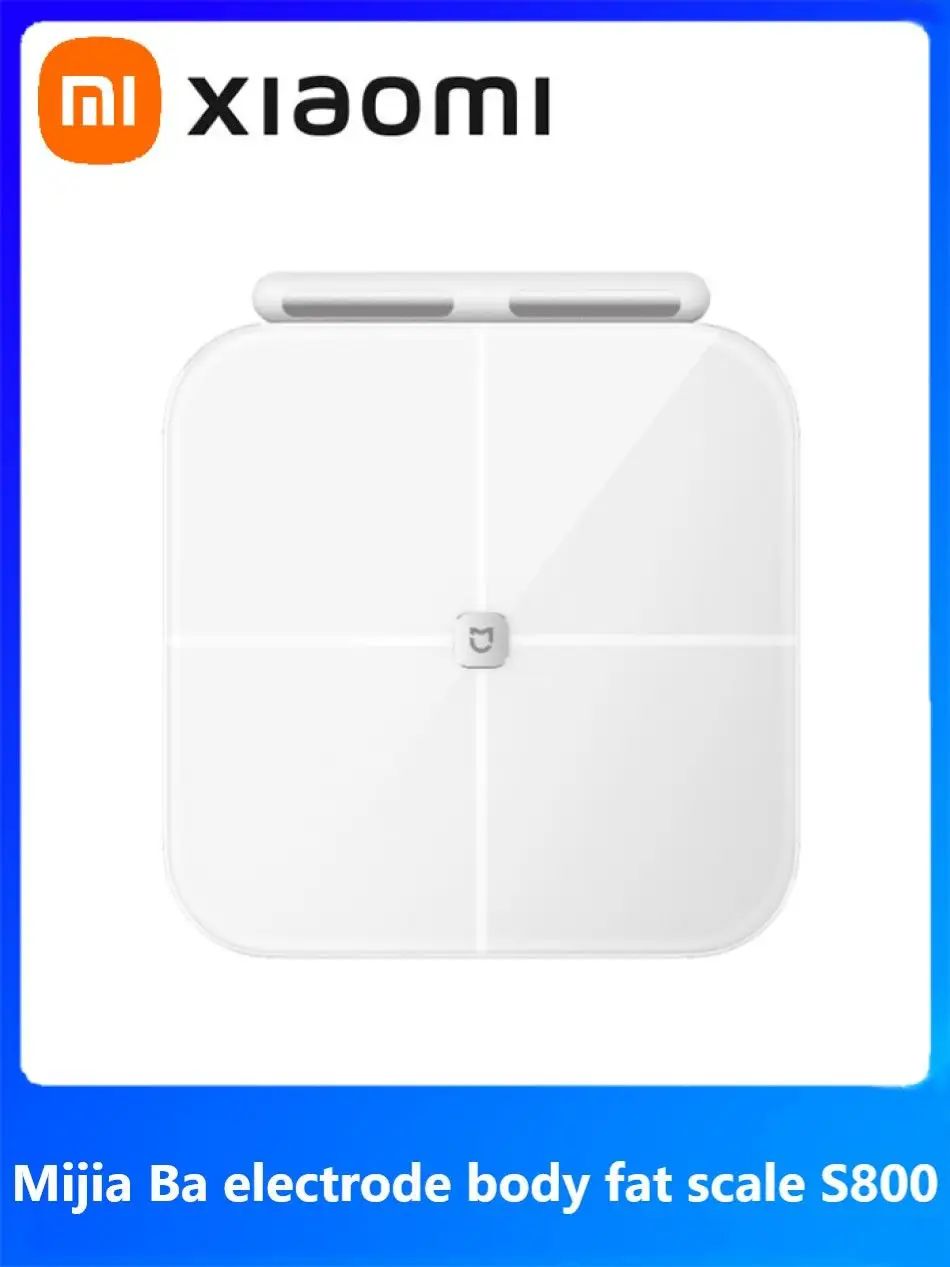 Xiaomi Напольные весы Mijia Ba electrode body fat scale S800, нагрузка 150 кг, точность 100 г