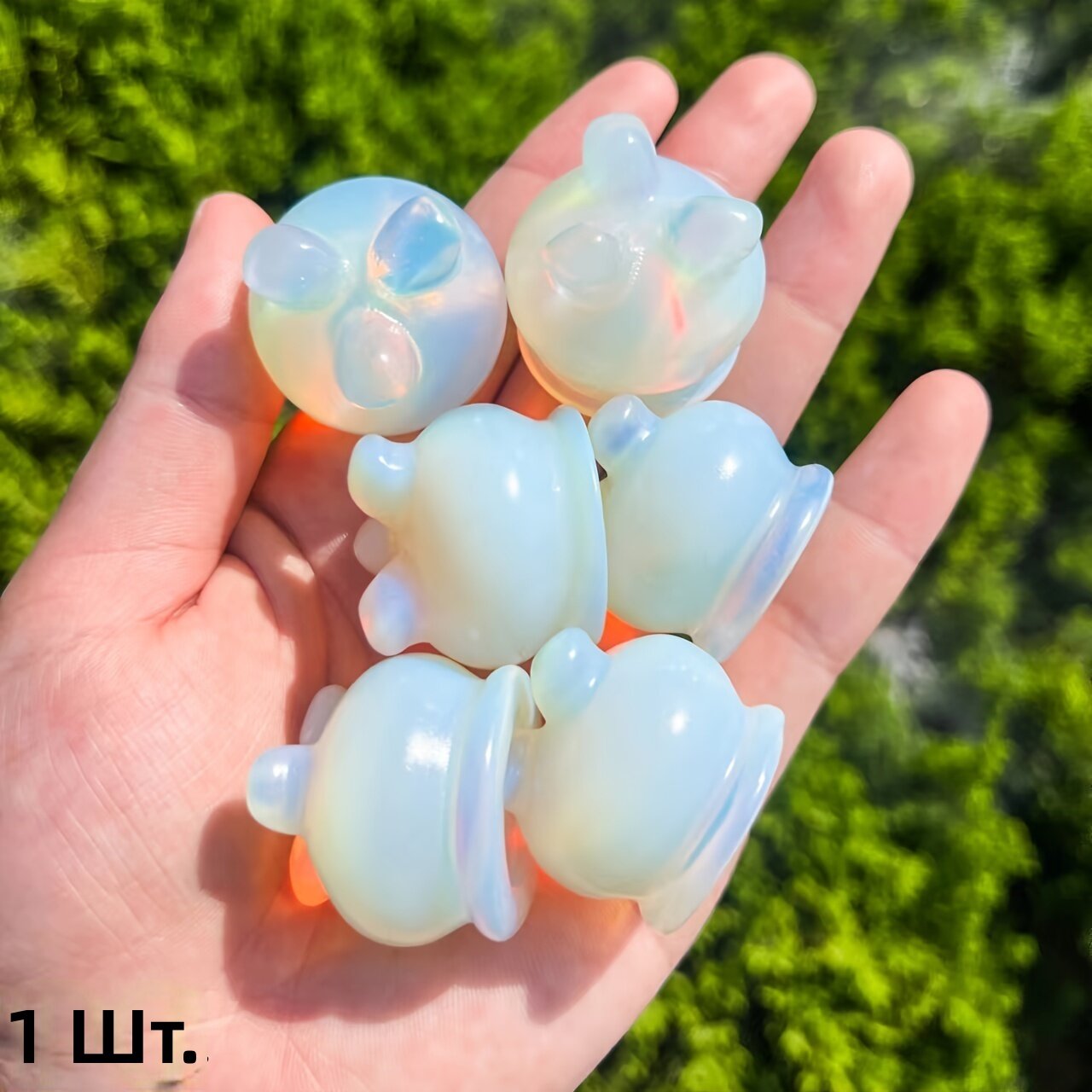 Курильница для благовоний из натурального опала, полированный котел с гладкими краями, ручная работа, для медитации и ароматерапии, праздничный декор стола
