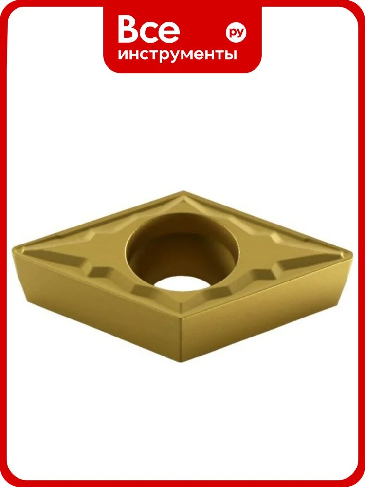 Пластина токарная по стали DCMT 11T308-HMP 10 шт HARDSTONE 4603390581317