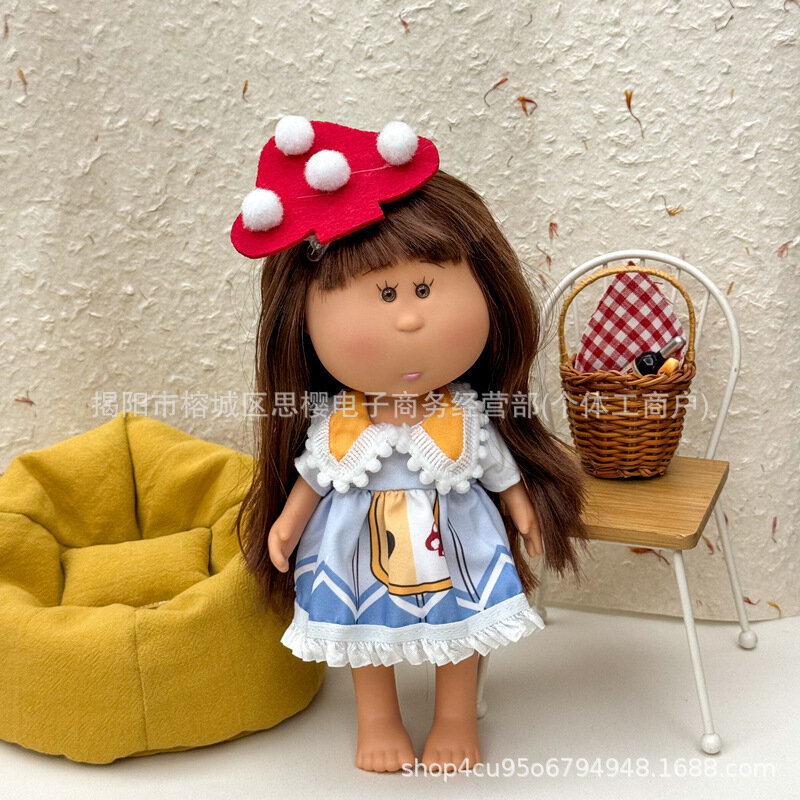 Костюм для куклы Mia Potato 24 см — мягкое флисовое платье, 1 шт, без куклы