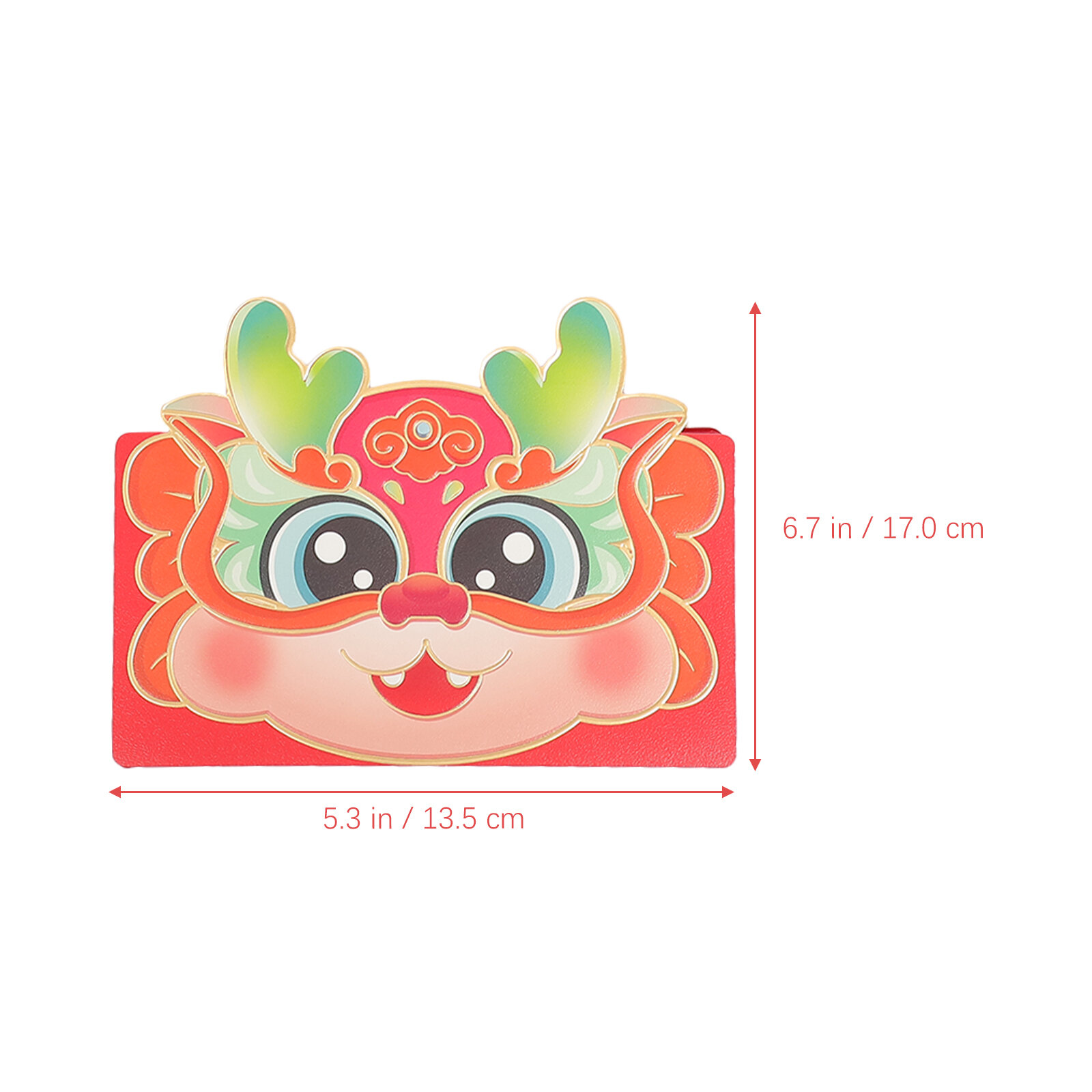 Красные Конверты Для Подарков 4 Шт По Размеру 17X13.5Cm Идеальны Для Нового Года И Праздников