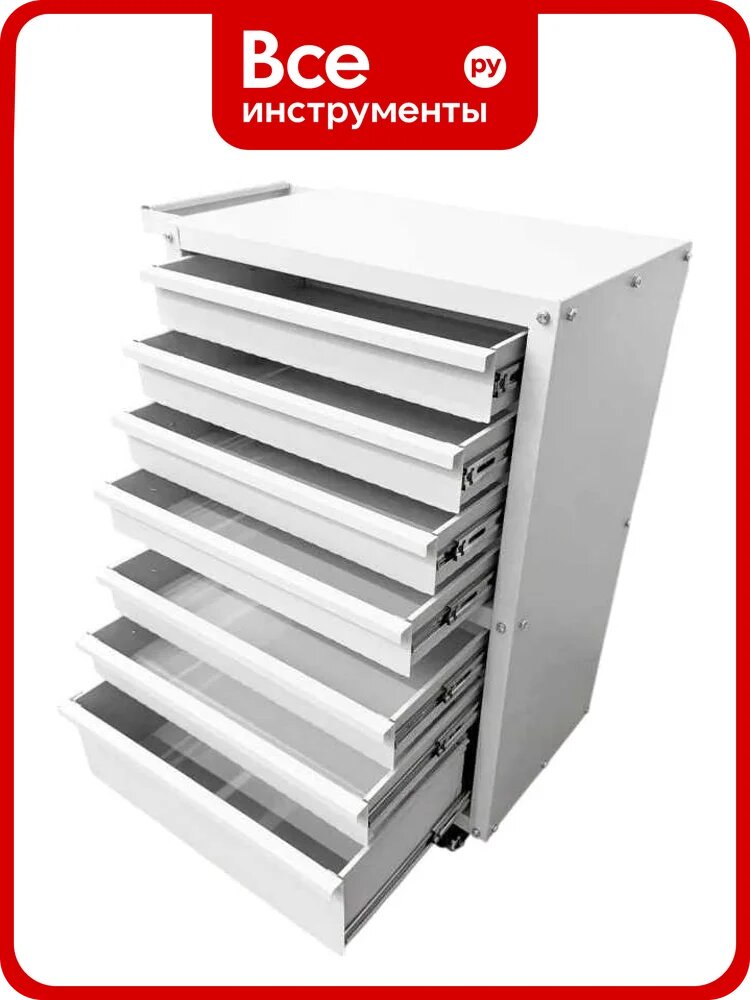 Тележка ILIKPRO Вулкан 61, 7 ящиков, белая 9003 VSSB-61.550.350.000.9003