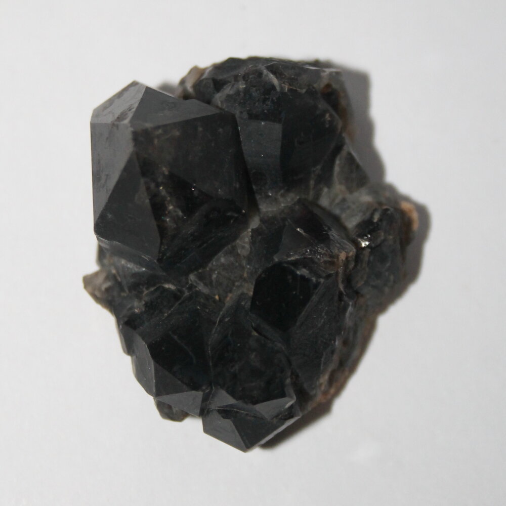 Морион, друза кристаллов мориона, коллекционный образец "True Stones"