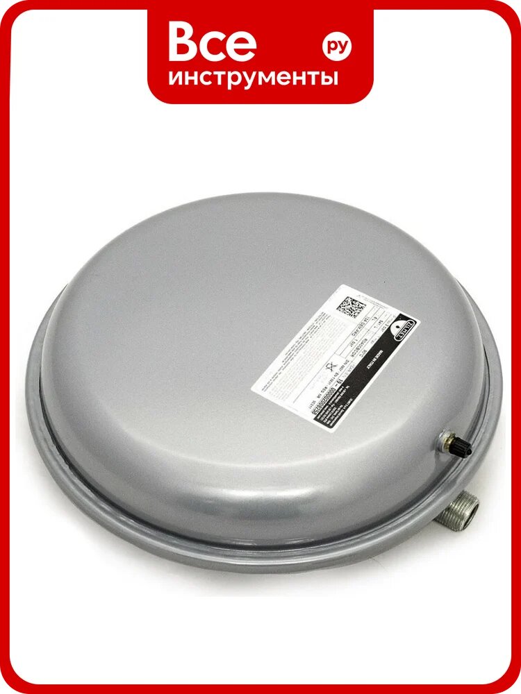 Расширительная емкость Zilmet OEM-PRO 6 л, d=324 мм, h=103 мм, 3 Бара, 3/4", -10 +99С, (Италия) 13A6000600