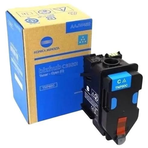 Картридж Konica Minolta TNP-80C / AAJW452 / AAJW492 голубой