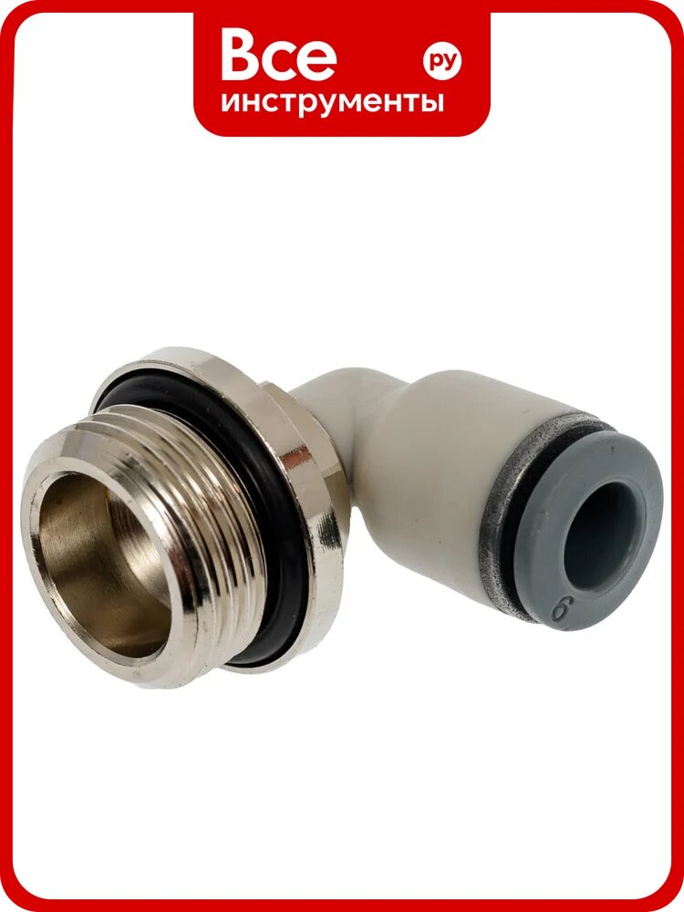 Фитинг угловой R7522 6 мм, 3/8" Camozzi SRF50-7522-0658R