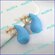 Серьги одиночные, blue