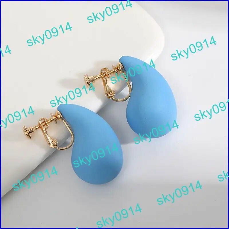 Серьги одиночные, blue
