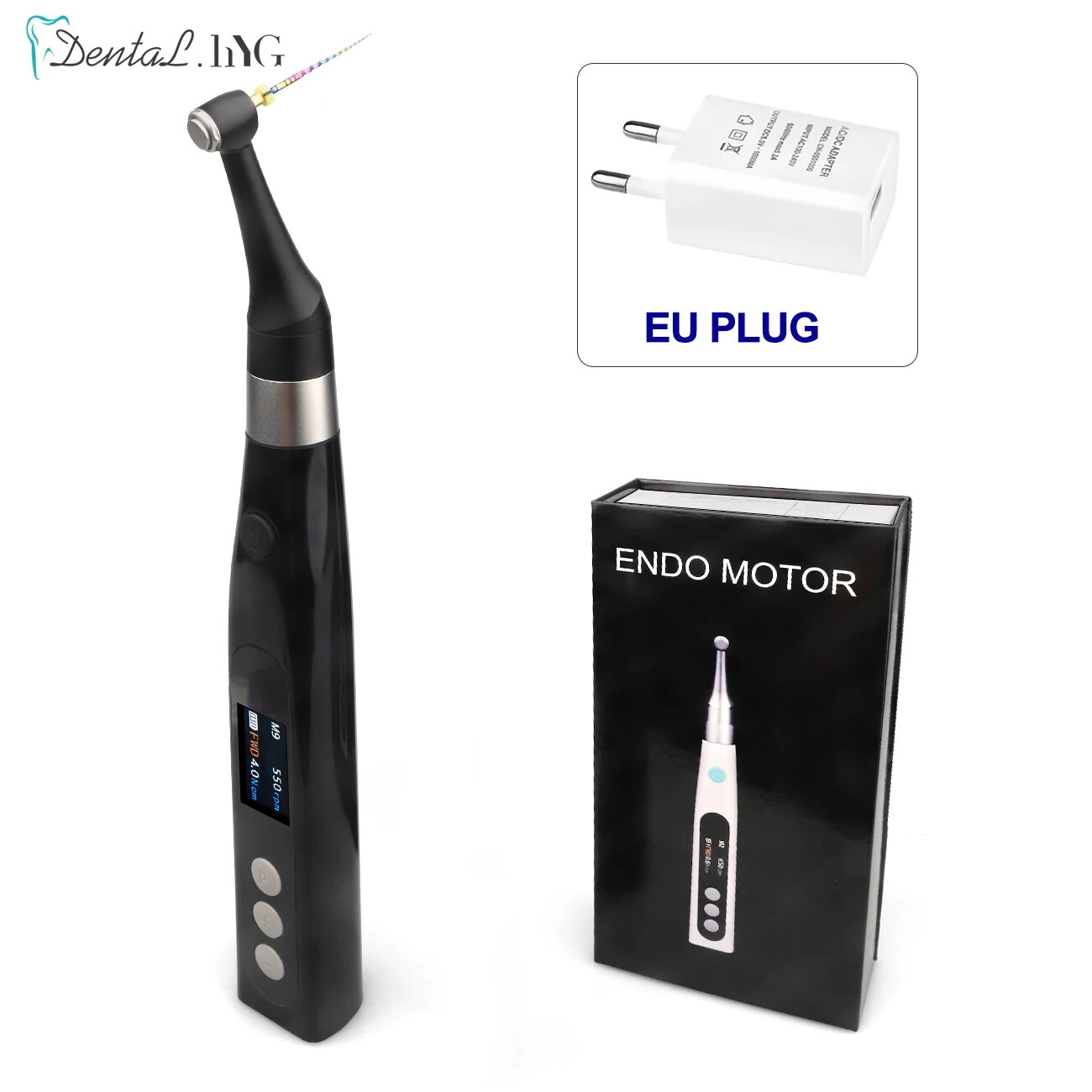 Эндодвигатель беспроводной Dental.ING, BLACK - EU