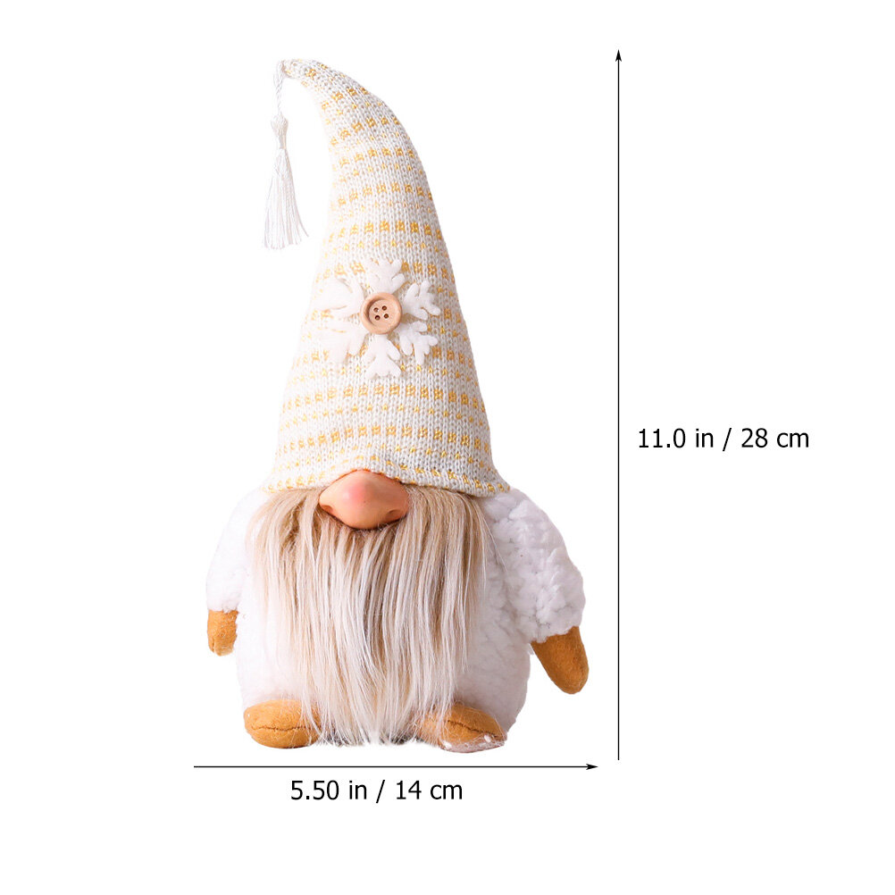 Игрушка Гном Для Украшения Дома В Рождественском Стиле Размер 28x14cm